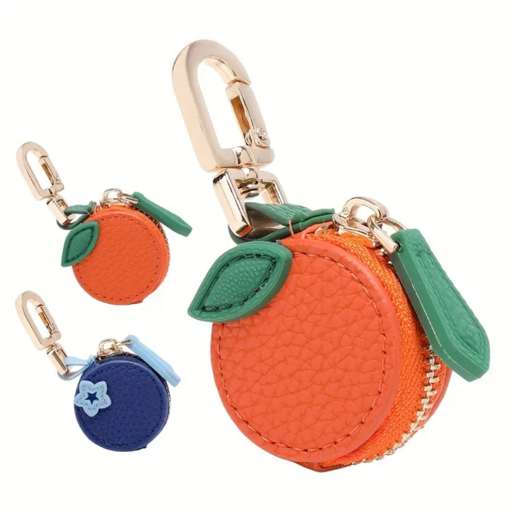 Orange Purse Charm Keychain - Picture 7 of 9